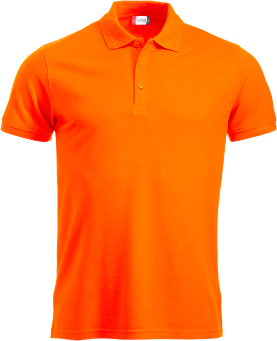 Clique - Manhatten Polo Tee Men - Visibility Orange