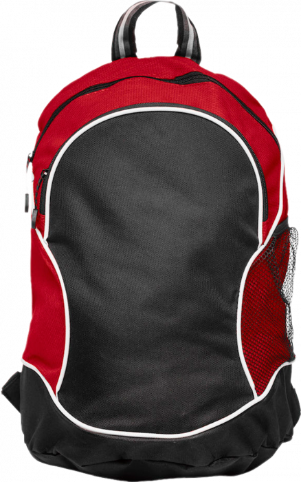 Clique - Basic Backpack - Rood & zwart