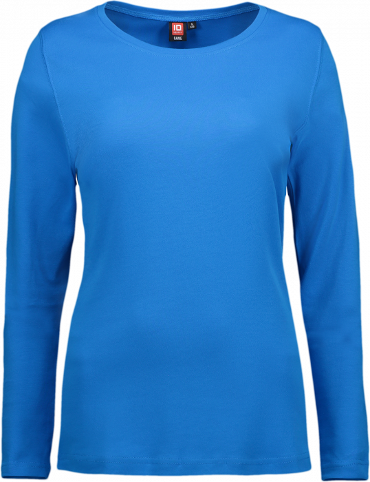 ID - Ladies' Interlock T-Shirt Long-Sleeved - Turquoise