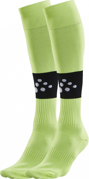 Craft - Squad Contrast Football Sock - Lizard green & black