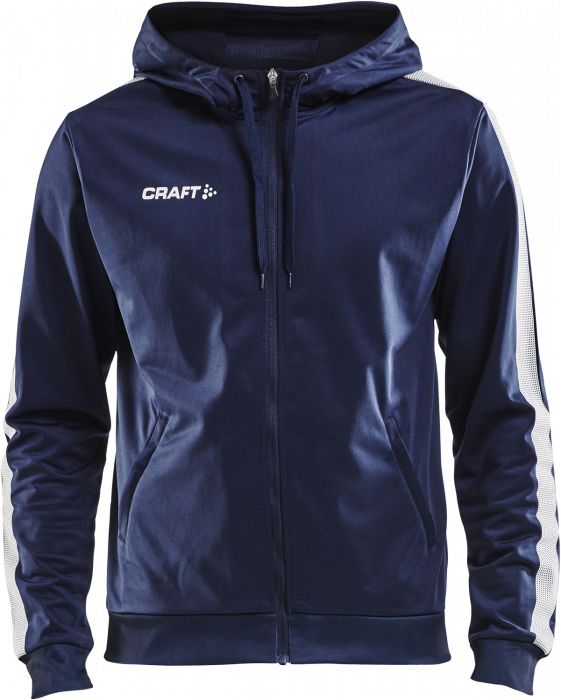 Craft - Pro Control Hood Jacket - Bleu marine & blanc