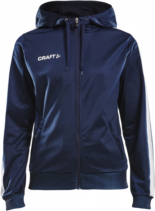 Craft - Pro Control Hood Jacket Women - Granatowy & biały