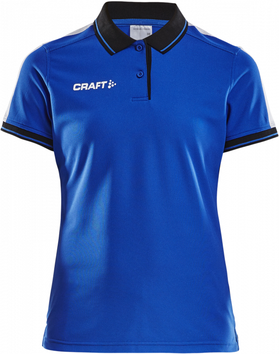 Craft - Pro Control Poloshirt Women - Blauw & zwart