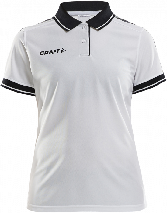 Craft - Pro Control Poloshirt Women - Weiß & schwarz