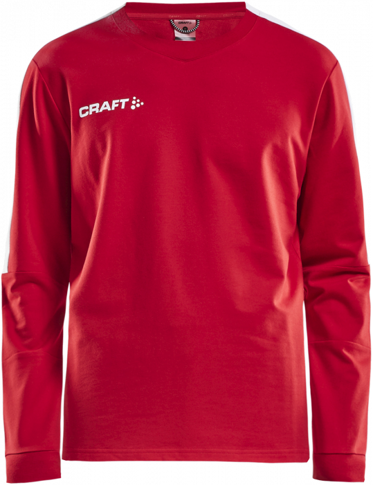 Craft - Progress Gk Sweatshirt Youth - Röd & vit