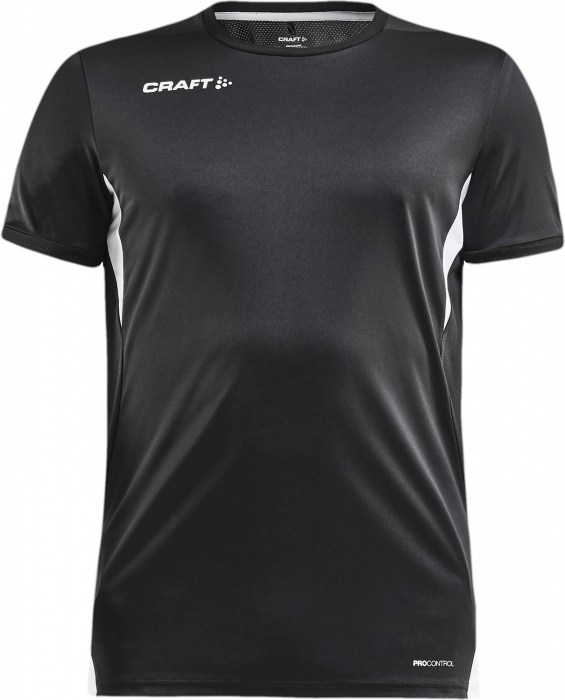 Craft - Pro Control Impact T-Shirt Herre - Sort & hvid