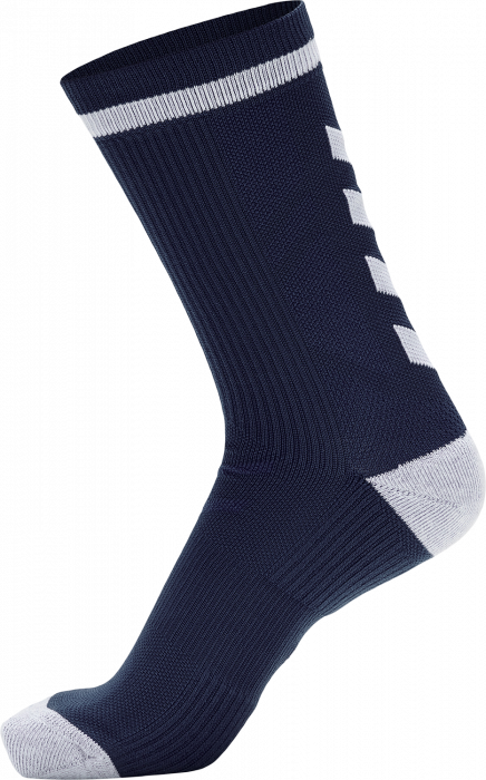 Hummel - Elite Indoor Sock Short - Navy & biały