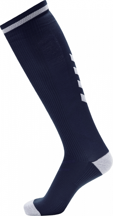 Hummel - Elite Indoor Sock Long - Navy & blanco