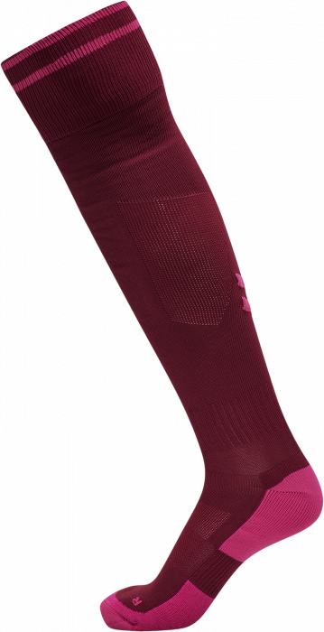 Hummel - Element Fodboldstrømper - Tango red & pink glo