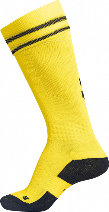 Hummel - Element Football Sock - Yellow & negro