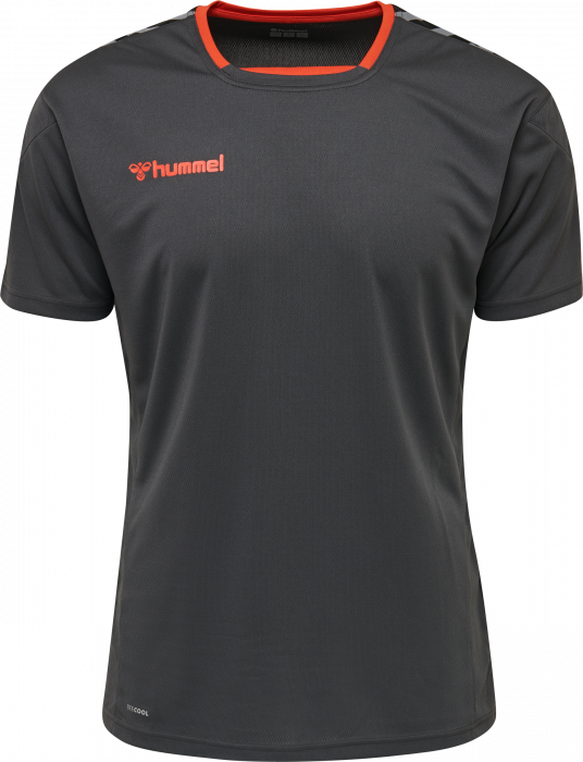 Hummel - Authentic Spilletrøje - Asphalt & orange