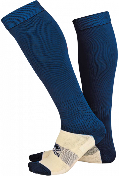Errea - Football Socks - Navy Blue & biały