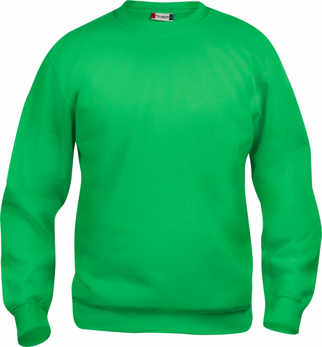 Clique - Cotton Sweatshirt - Zielone jabłuszko