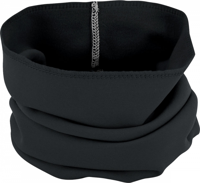 Clique - Snood With Reflective Stitching - Svart & reflective grey