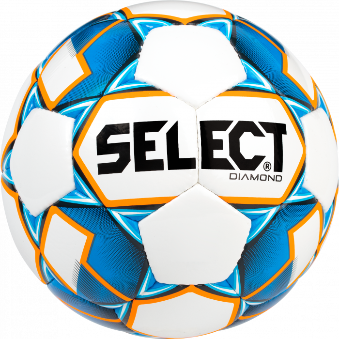 Select - Diamond Fodbold - Hvid & blå