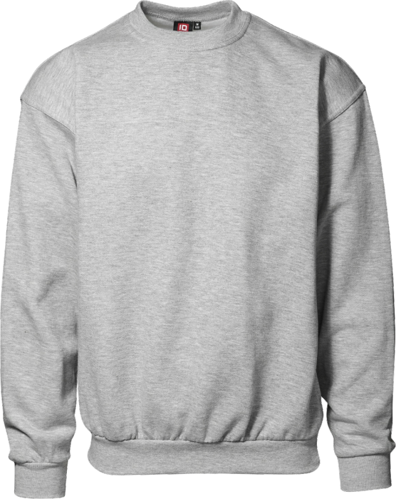 ID - Klassisk Sweatshirt - Grå Melange